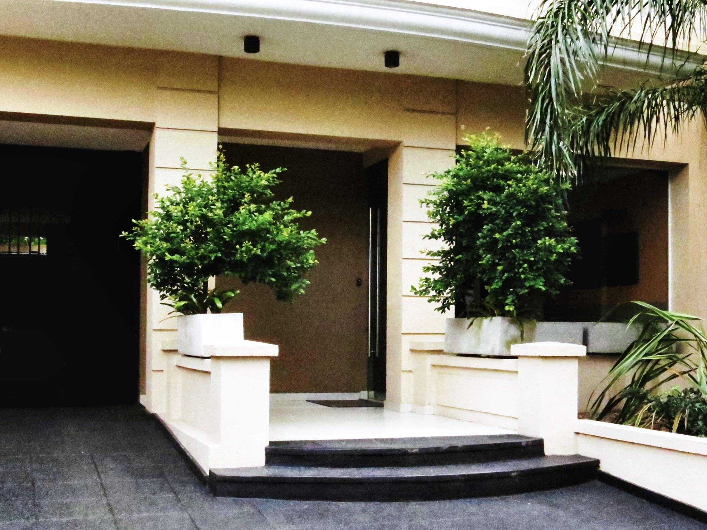 Acceso y hall de entrada